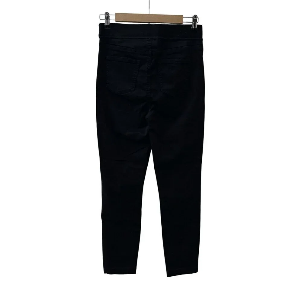 Buffalo David Bitton High-Rise Skinny Black Jeans Stretch Elastic Pull On Size S